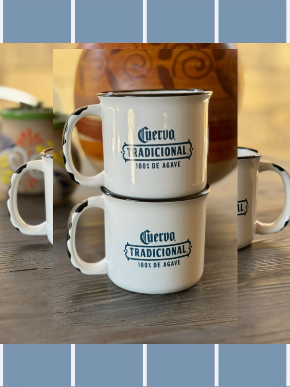 Cuervo "Tradicional" Mug Set, Excellent Condition, great gift, for coffee, decor